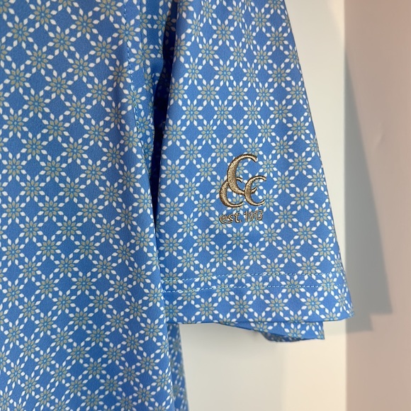 Straight Down men’s Large Golf Polo.  Clarksville Country Club TN on sleeve. - Picture 2 of 8